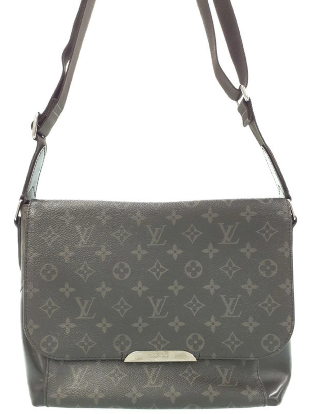 Louis Vuitton Monogram Eclipse Black Messenger Explorer Shoulder Bag